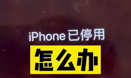 简单恢复已停用的iPhone方法（教你轻松解决iPhone停用问题的实用技巧）