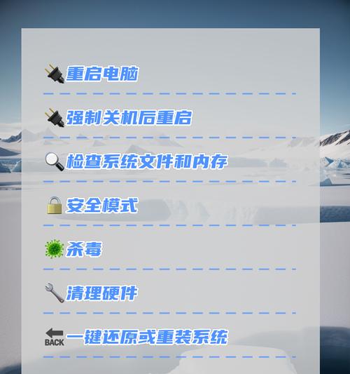 电脑出现一半黑屏是什么原因？