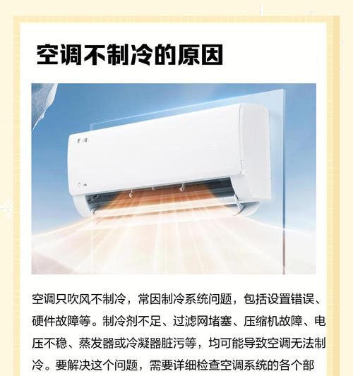 解决空调突然不制冷只吹风的方法（有效应对空调失效情况）